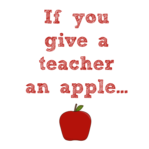 give teacher apple