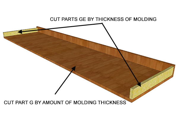 cabinet top modification murphy bed