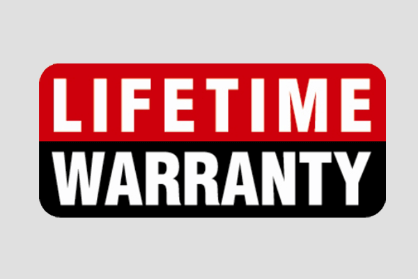 lifetime warranty seal for desk hardware