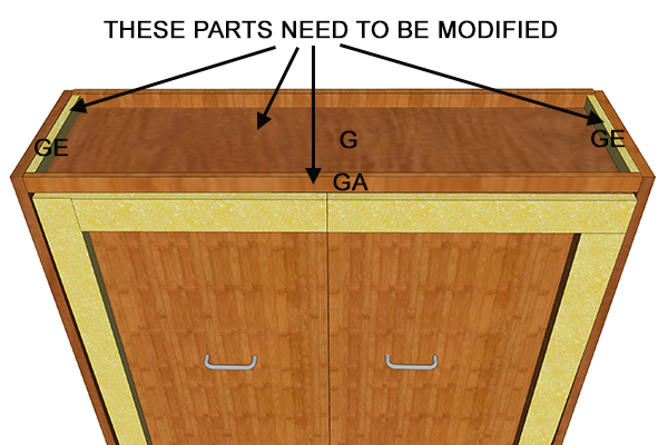 cabinet top modifications